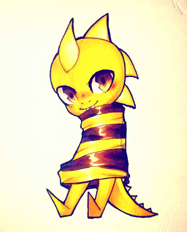 undertale传说之下精美人物图包monsterkid篇