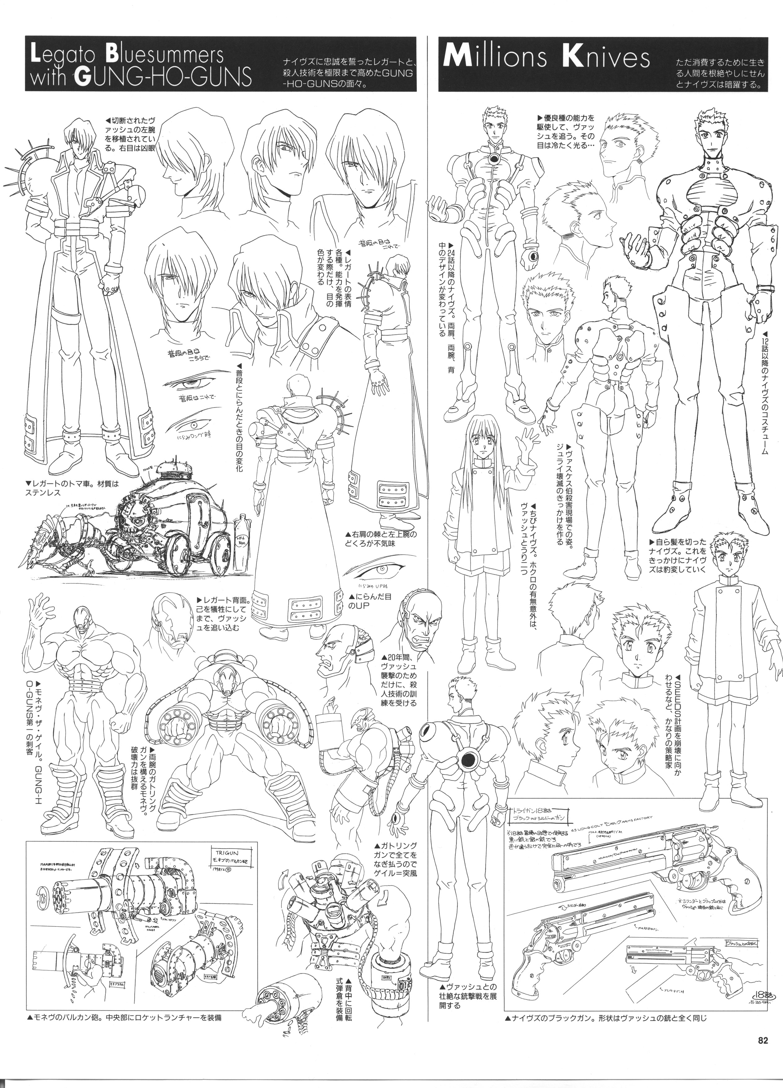 枪神画集trigun art book素材