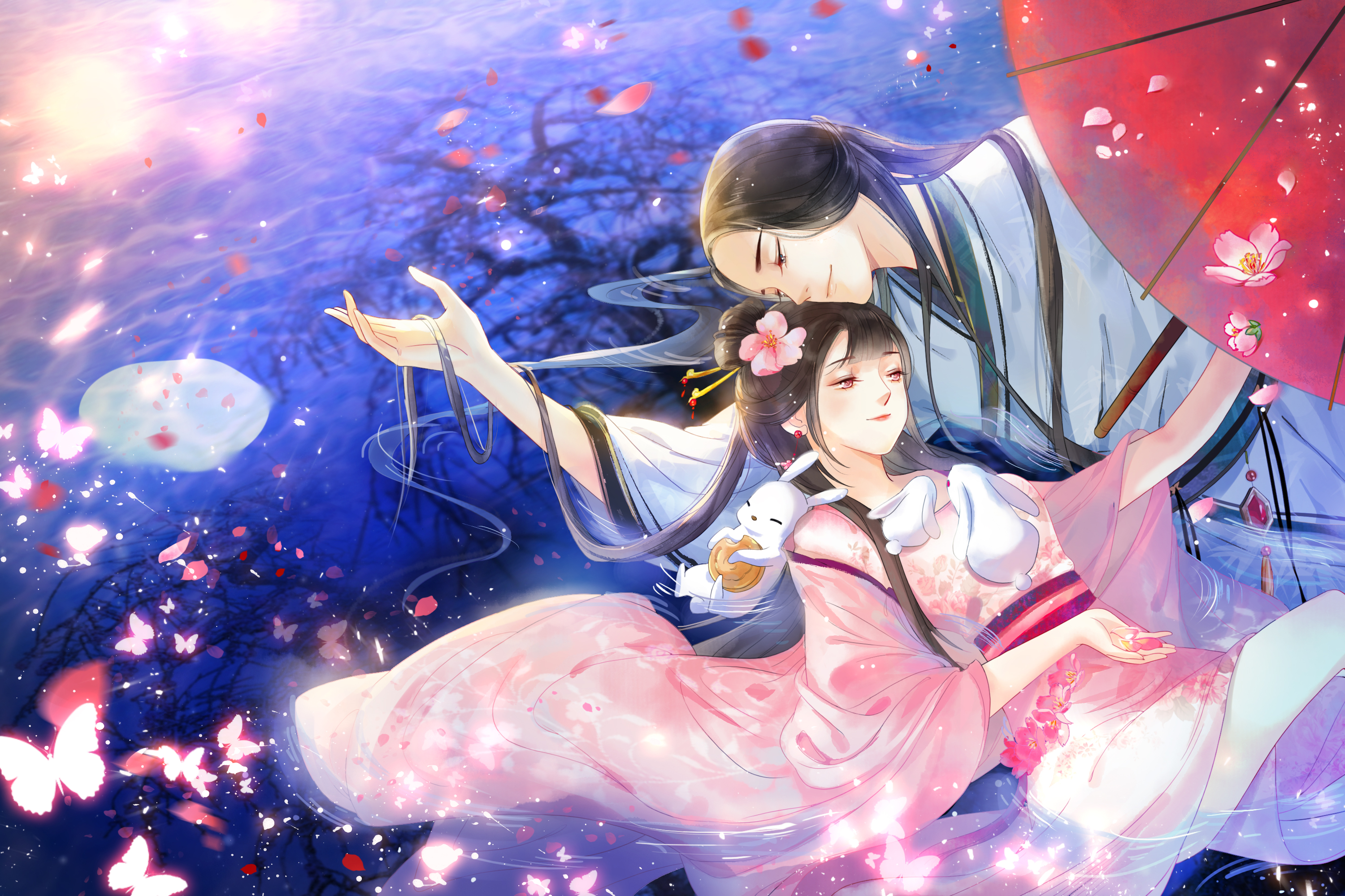 国漫美图壁纸分享隔壁有只桃花妖一