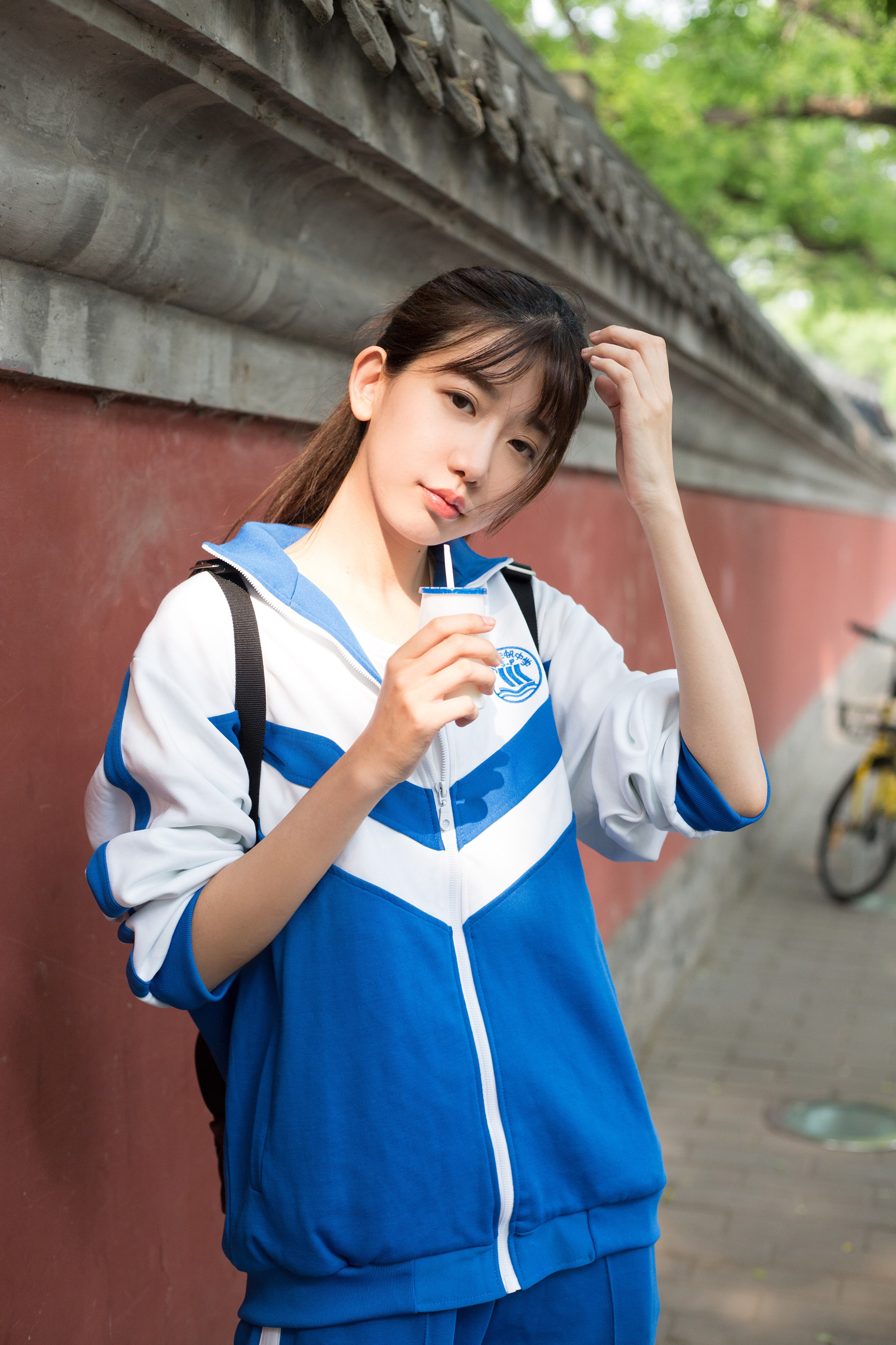 中国最美的女生校服图片