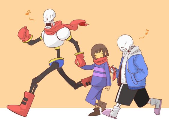 undertale杂图传说之下精美人物图包sanspapyrusfrisk第一期