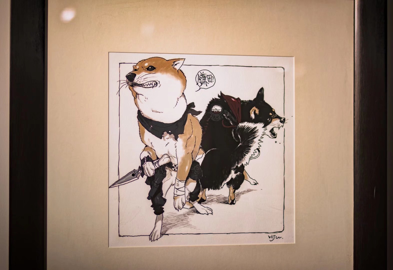 柴犬忍者,几个画作都是国人画手的作品,kamaty moon那个除外这个看