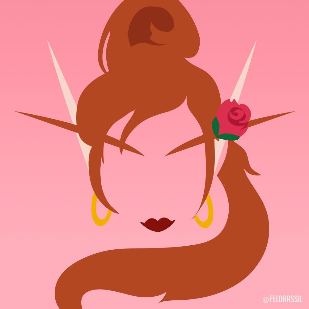 给朋友画了一套ow风格的wow头像