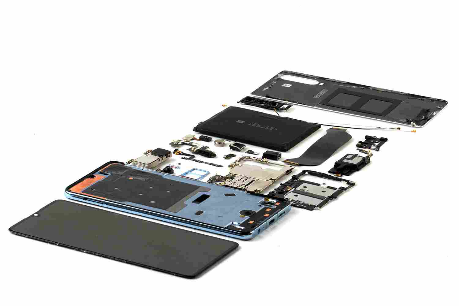 华为p30拆解:主元器件都来自海思,渐趋自主化