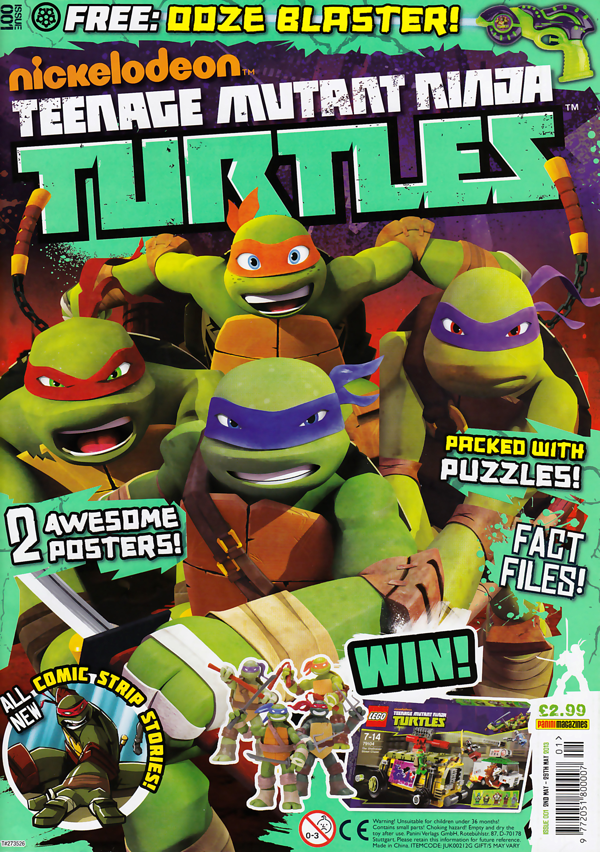 【panini】忍者神龟2012:uk杂志配套漫画第一期【暗杀】 - acfun弹幕