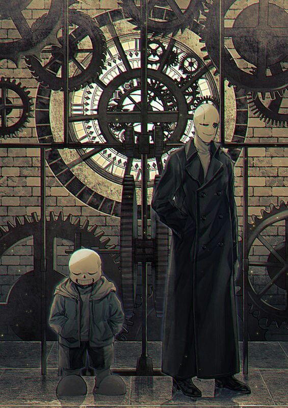 undertale传说之下精美人物图包sansgaster篇