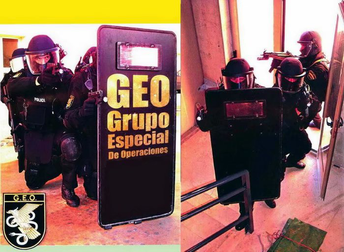 因此当时西班牙政府决定建立一支专司反恐的警方精锐部队,geo也就应运