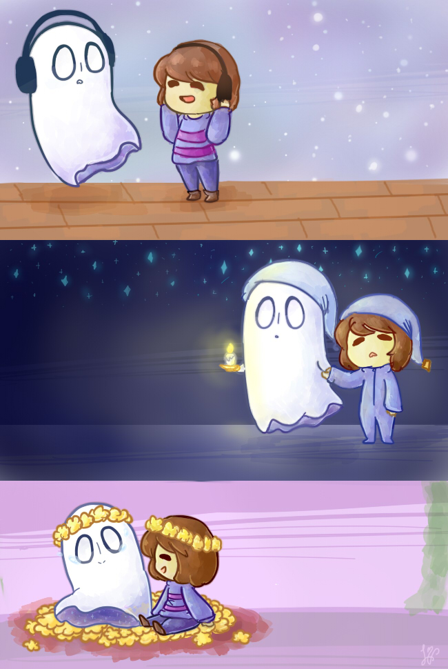 undertale傳說之下精美人物圖包napstablookfrisk篇