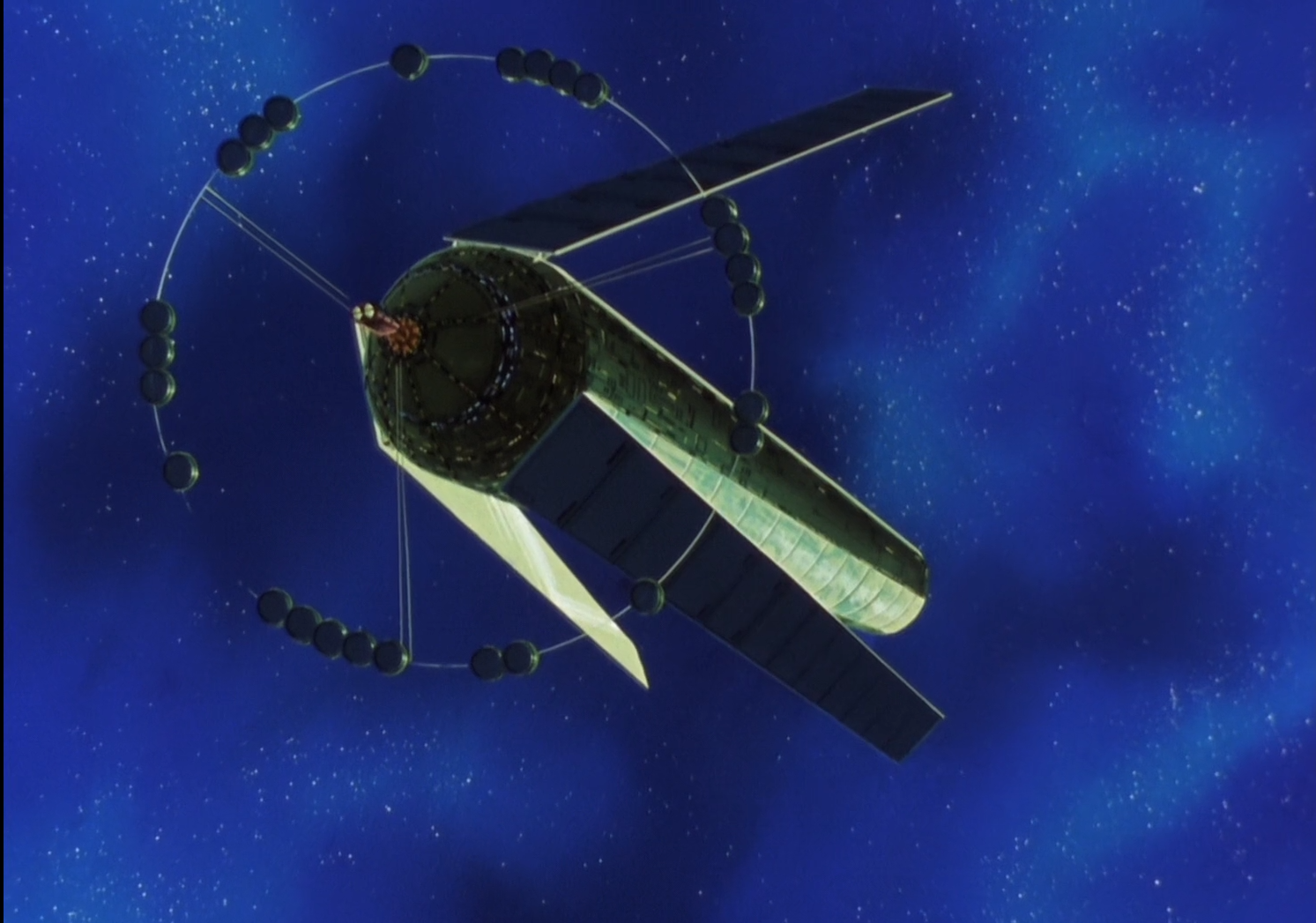 高达gto中农业工厂的近景,可以看到数量相当之多▲就在殖民地周文的