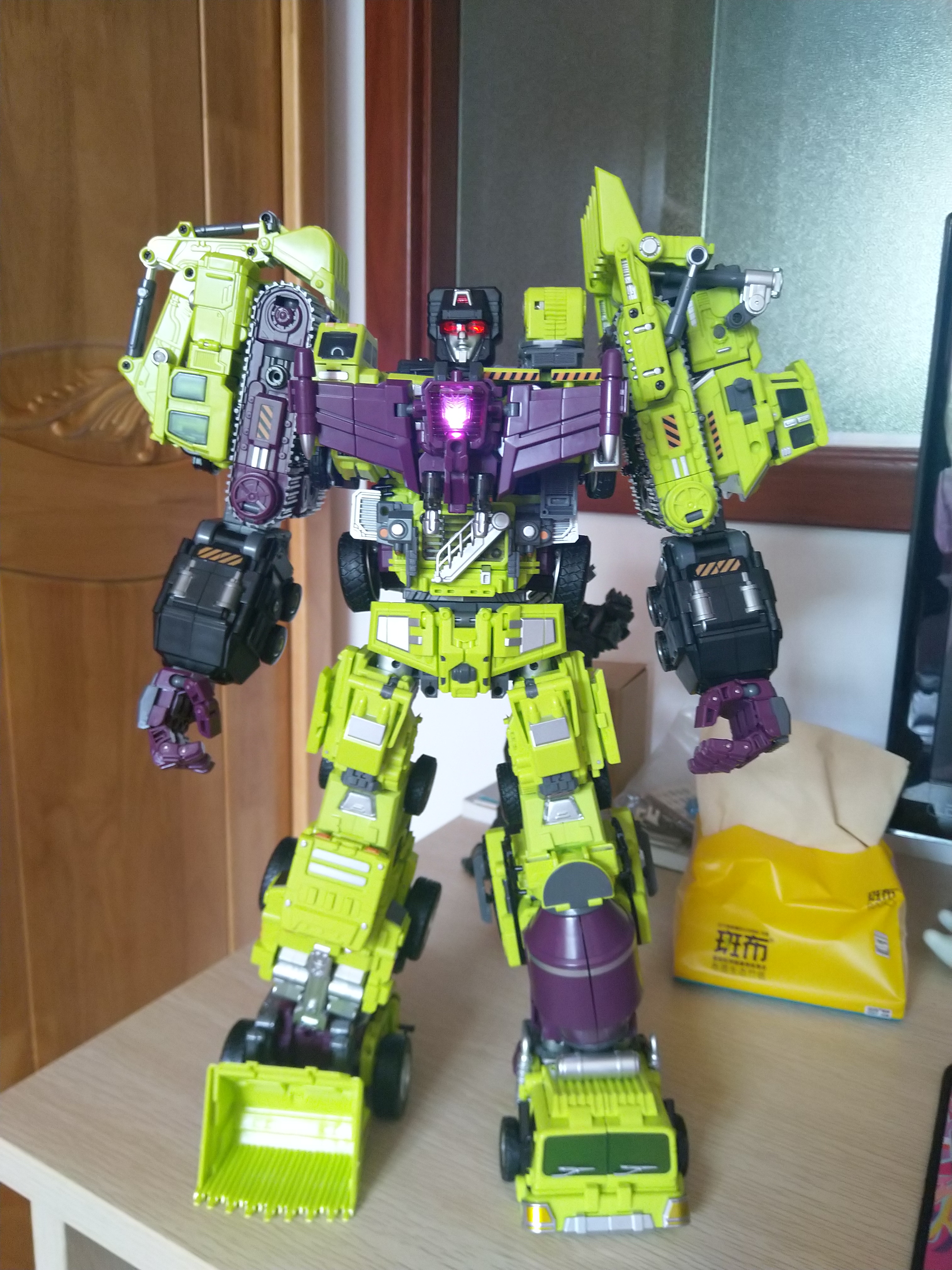 变形金刚玩具之大班大力神合体完整版