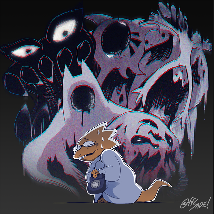 【undertale】传说之下精美人物图包 (alphys篇)