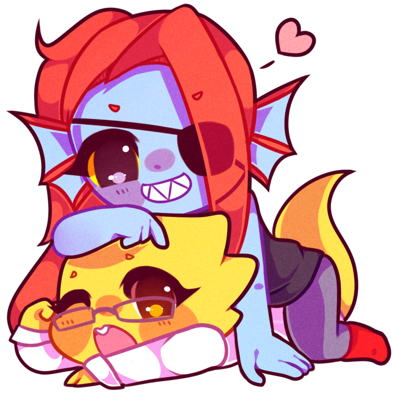 【undertale】传说之下精美人物图包 (alphys&undyn