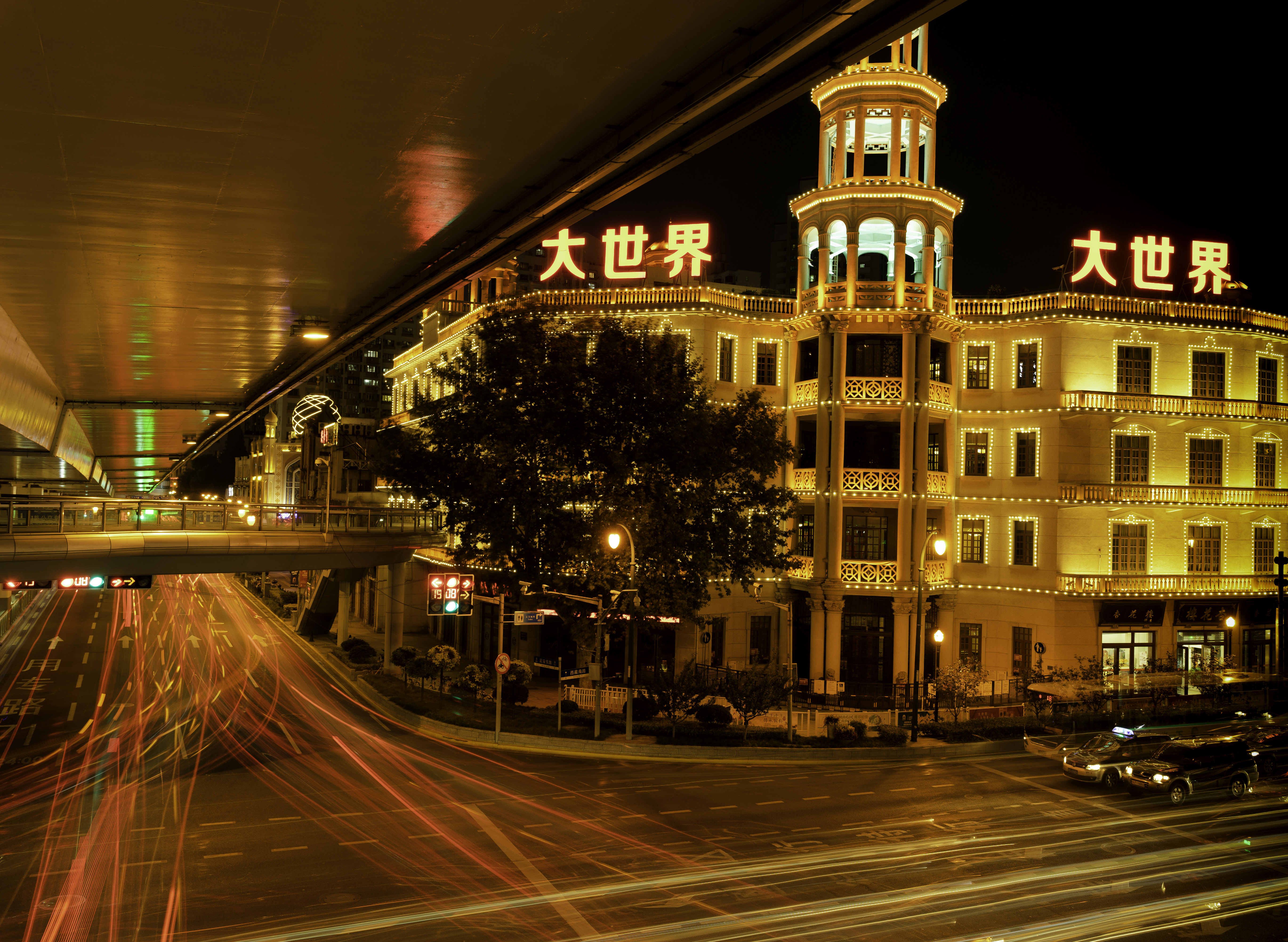 上海大世界夜景