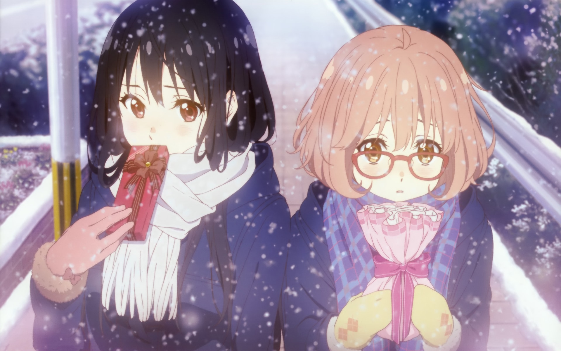 今日推送境界的彼方栗山未来的养眼图怎么会有这么过分可爱的生物