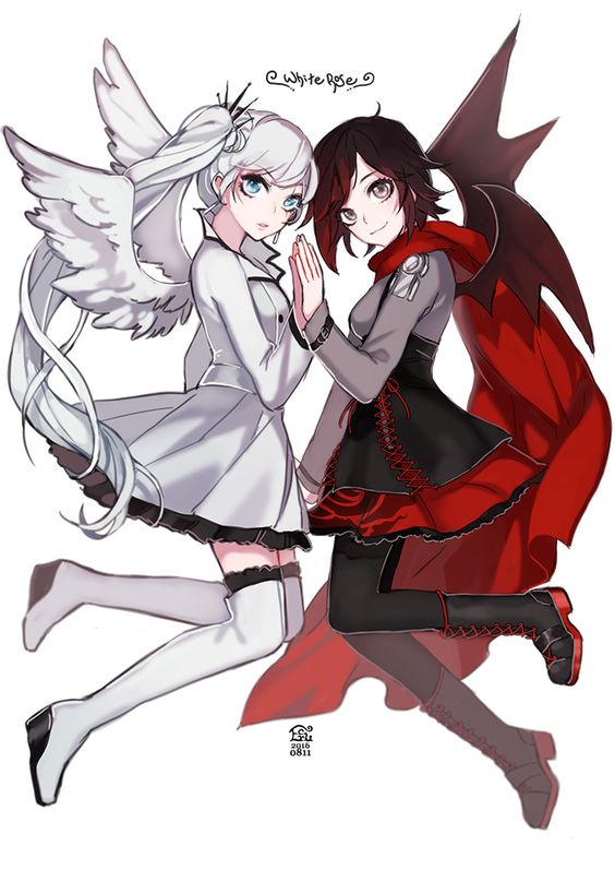 rwby精美人物圖包rubyweiss篇