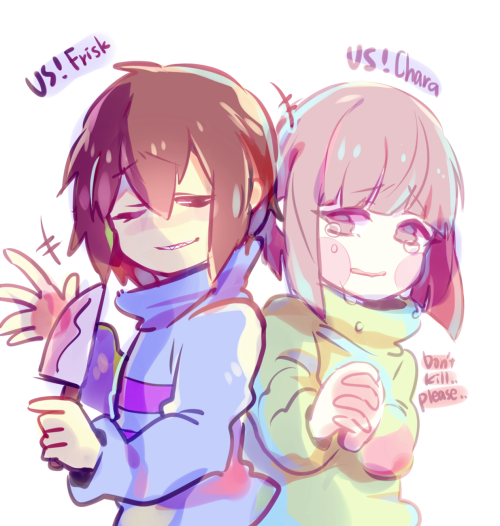 frisk x chara图片图片