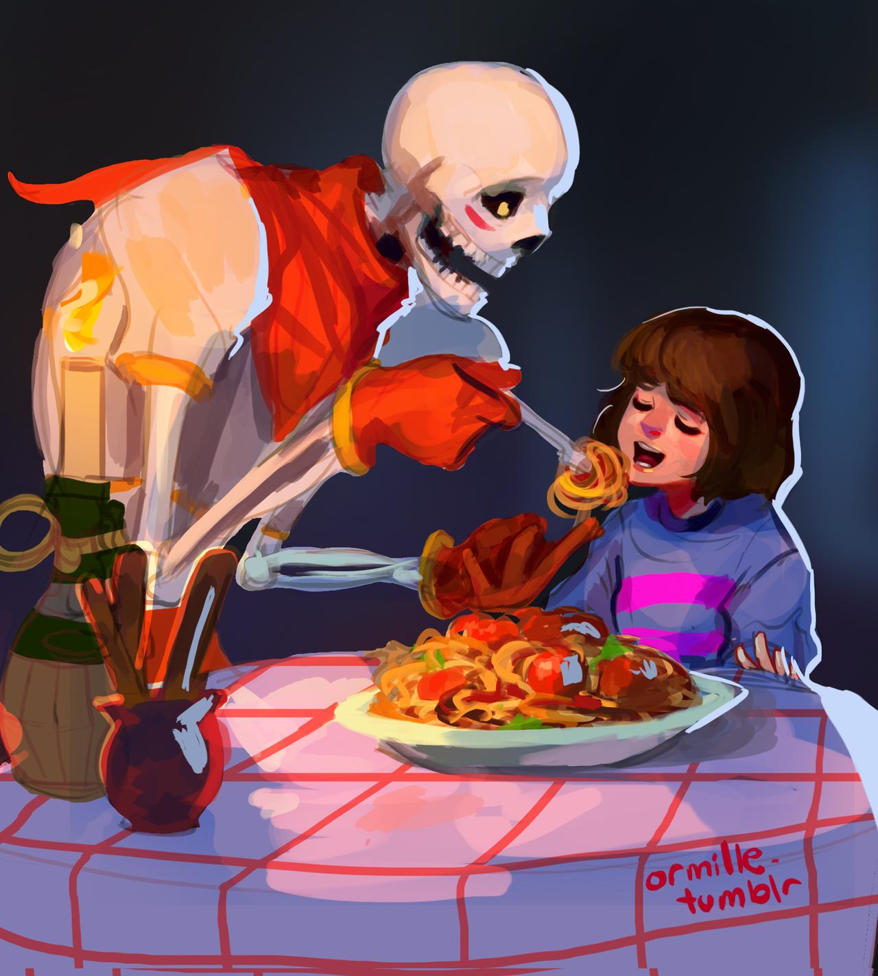 undertale傳說之下精美人物圖包friskpapyrus篇