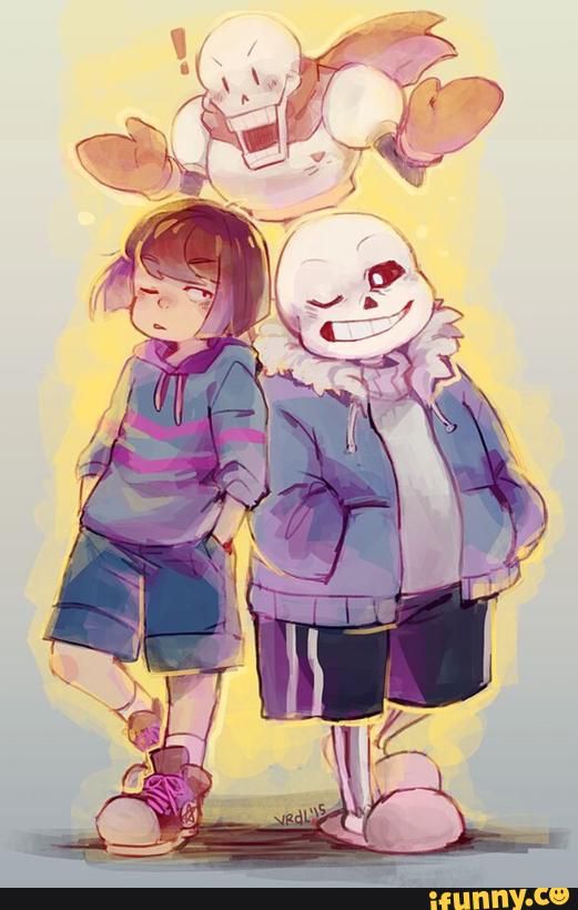 undertale傳說之下精美人物圖包frisksanspapyrus篇