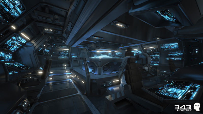 伟岸级的舰桥▲在新蒙巴萨上空的琥珀号▲正在接近cas级的琥珀号