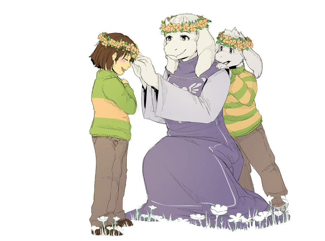 undertale传说之下精美人物图包toriecharaasriel篇