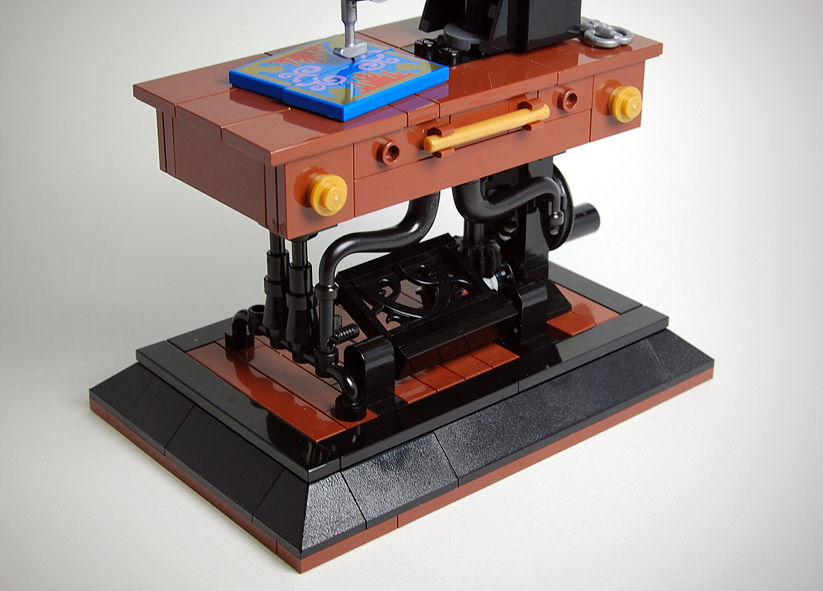 给大家的乐高ideas项目分享,你喜欢这个由乐高制作的《古董缝纫机》吗