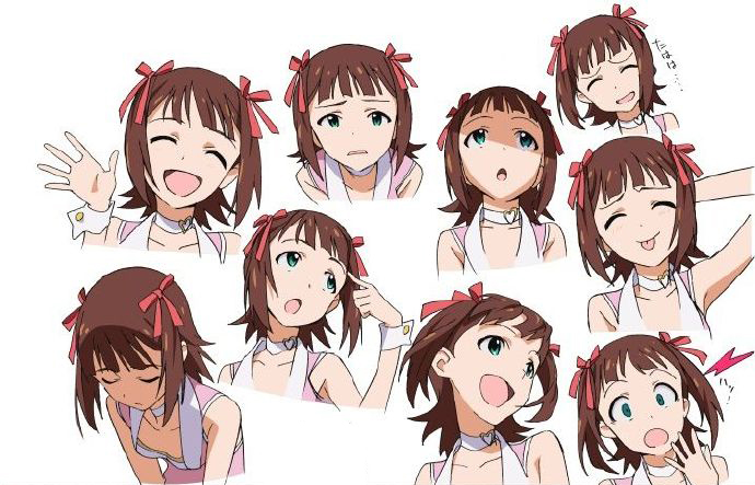 参考动漫角色设计多角度面部表情超强绘画课程