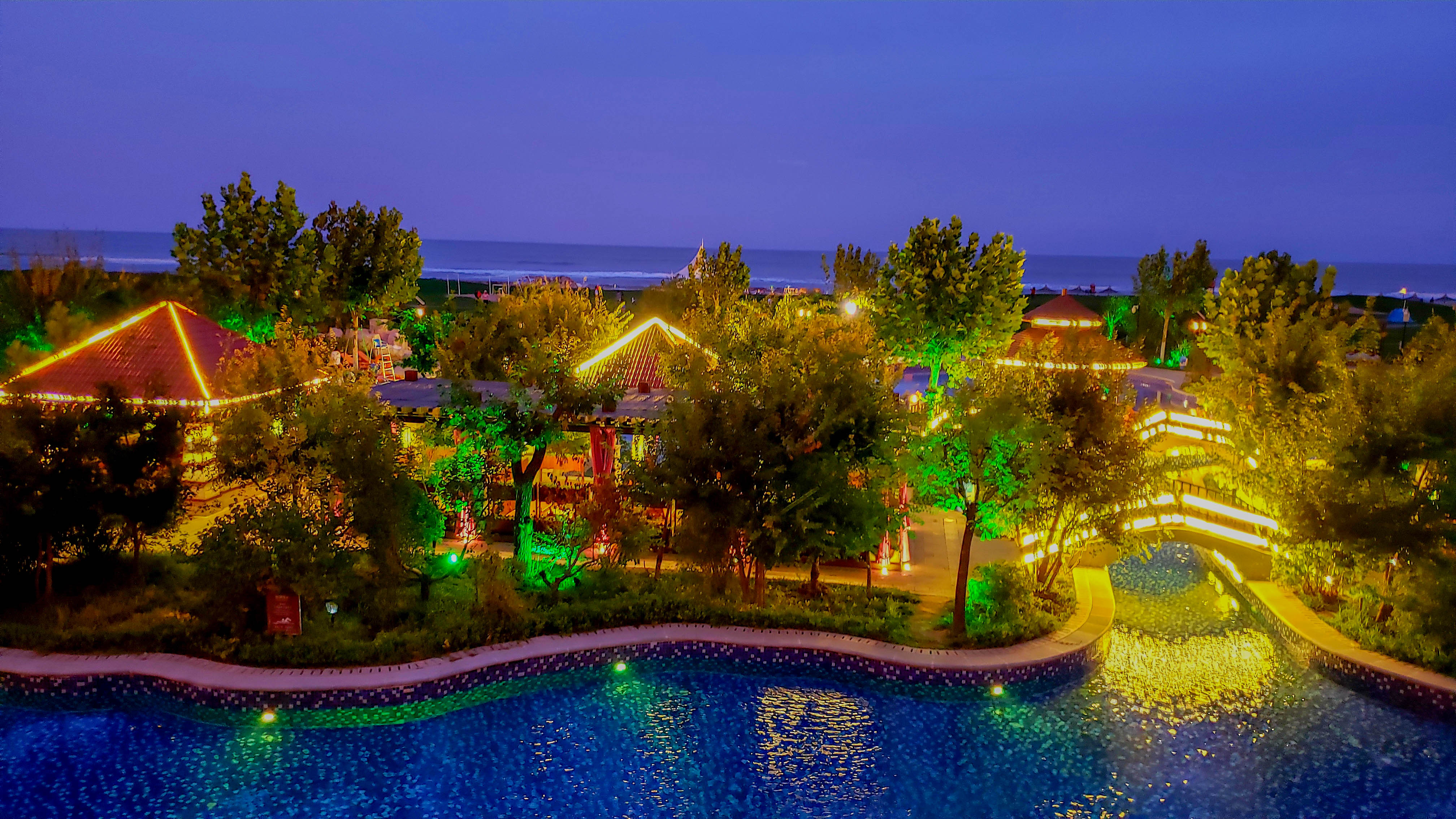 假期国庆南戴河黄金海岸度假震撼星空part1