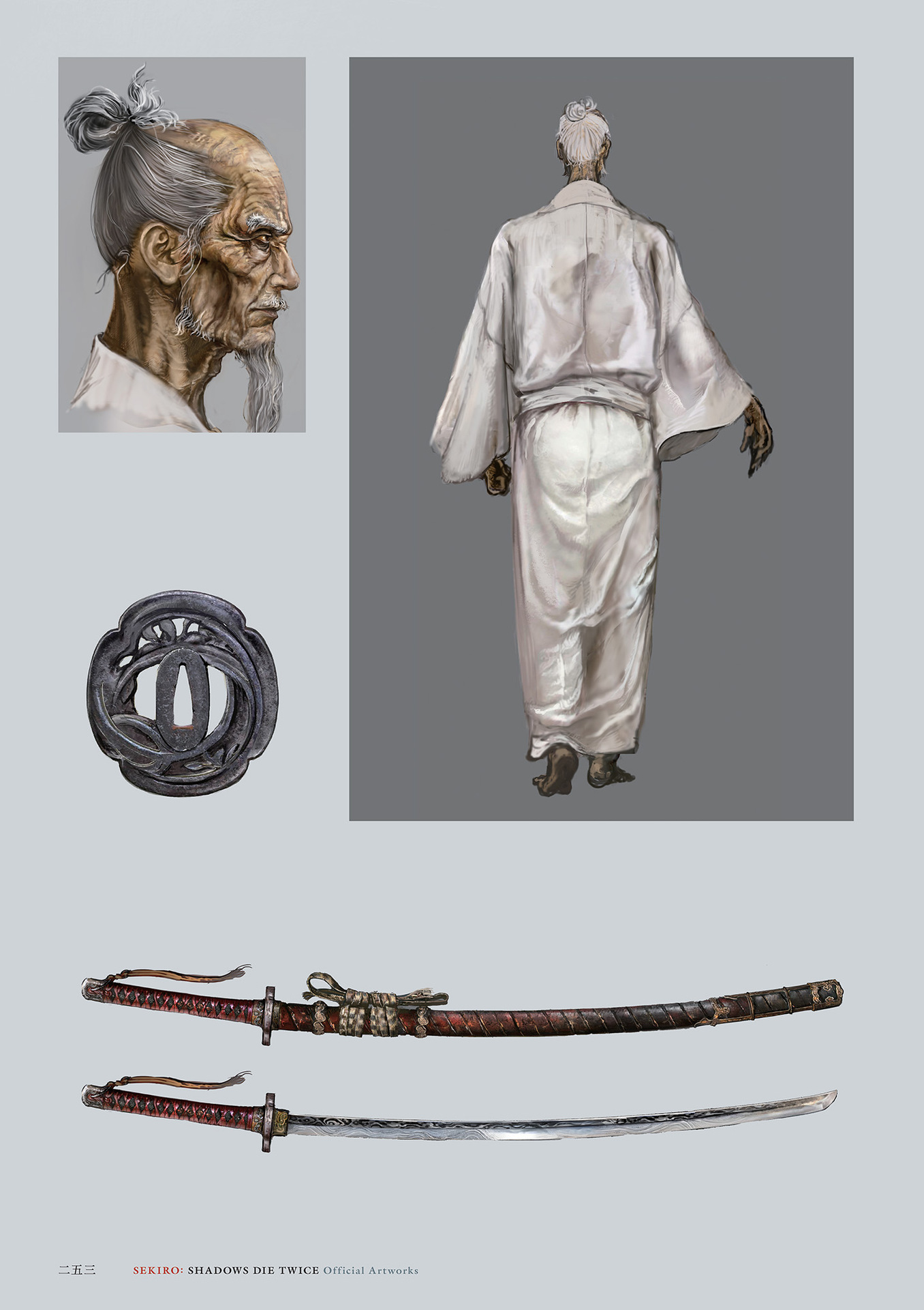 只狼设定集sekiroshadowsdietwiceofficialartwork