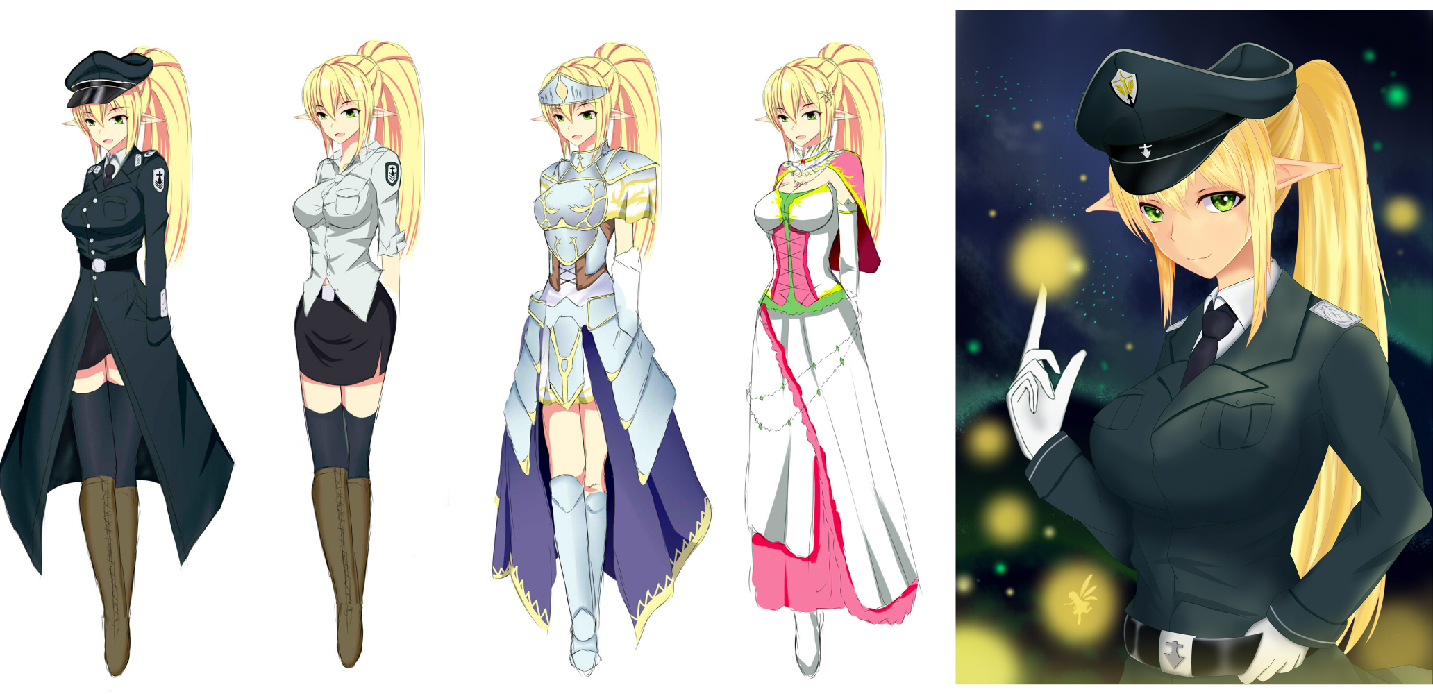 半精灵自设以及部分工作图