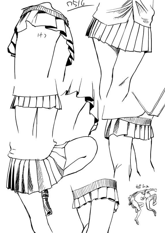 教程零基础怎样画裙子及借鉴专业漫画培训课程