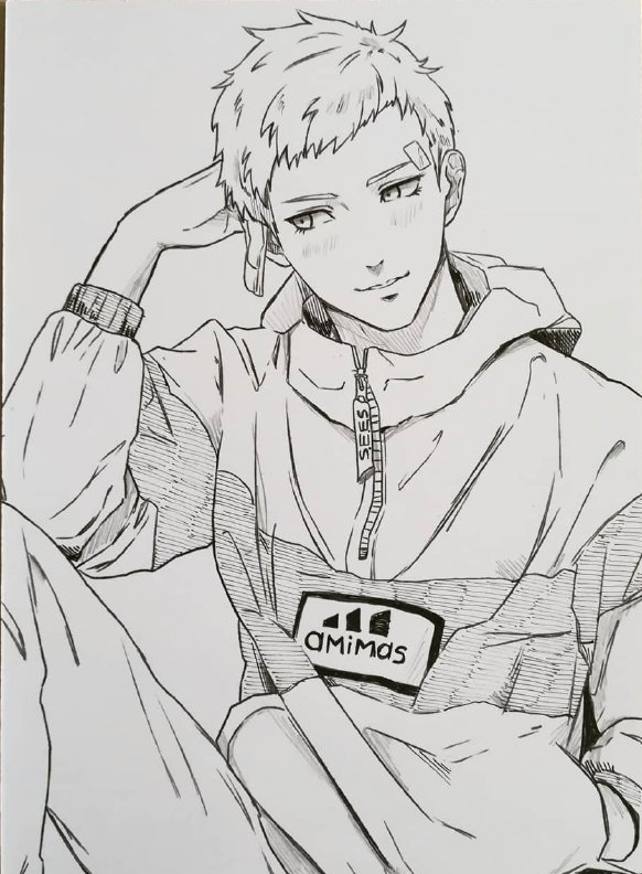 「教程」怎样画帅气男子,专业漫画教程