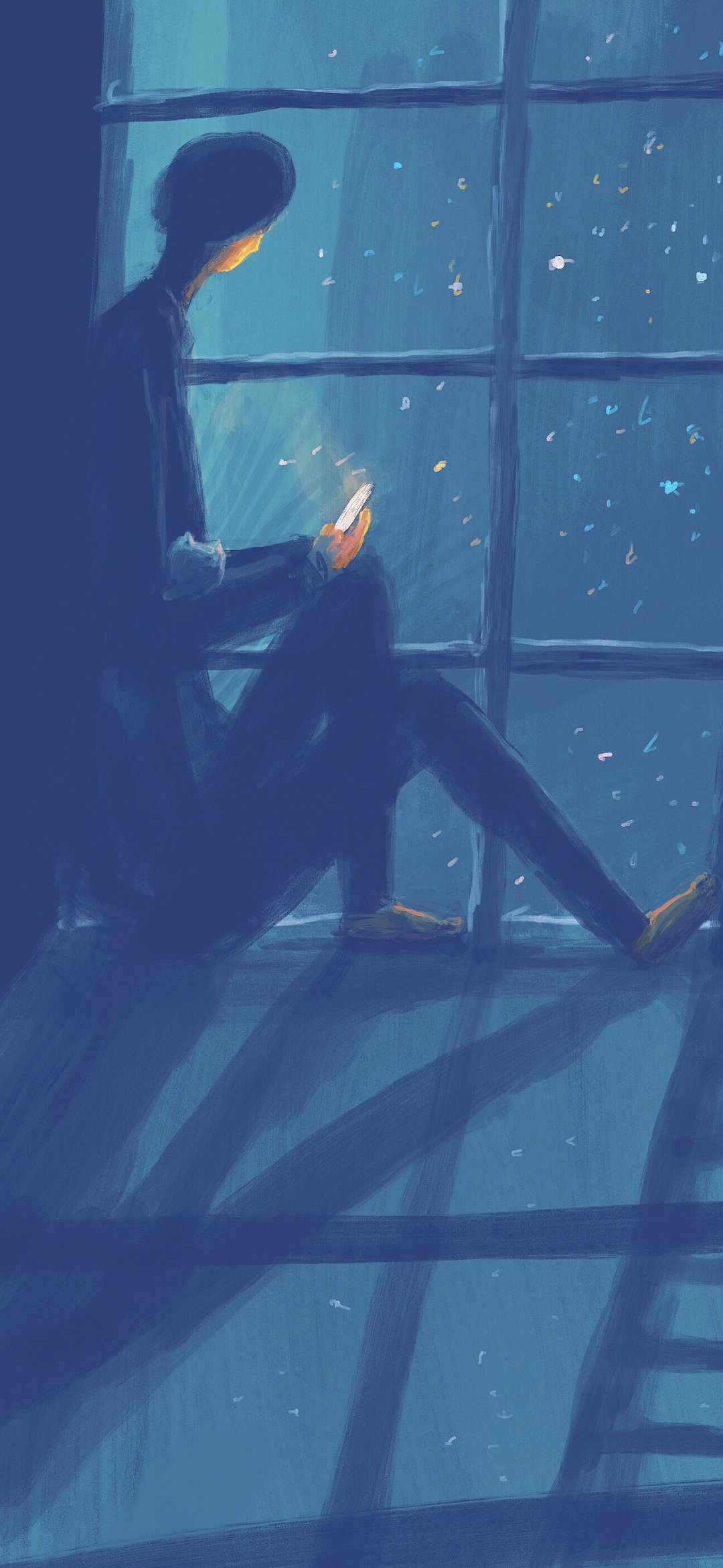 氢壁纸系列第15弹手绘唯美孤独风壁纸超有意境多图精