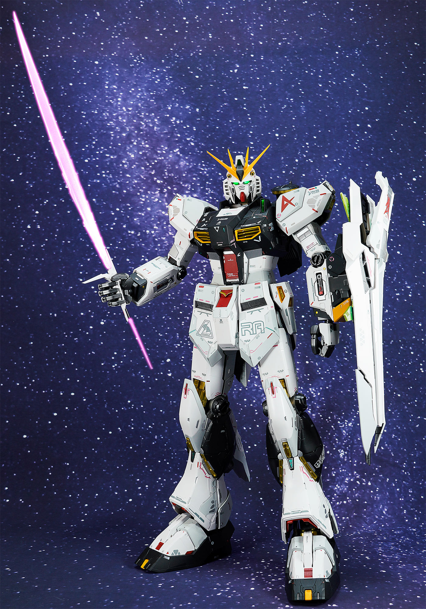 metal structure 解体匠机 rx-93 ν gundam 全展示(三) - acfun弹幕