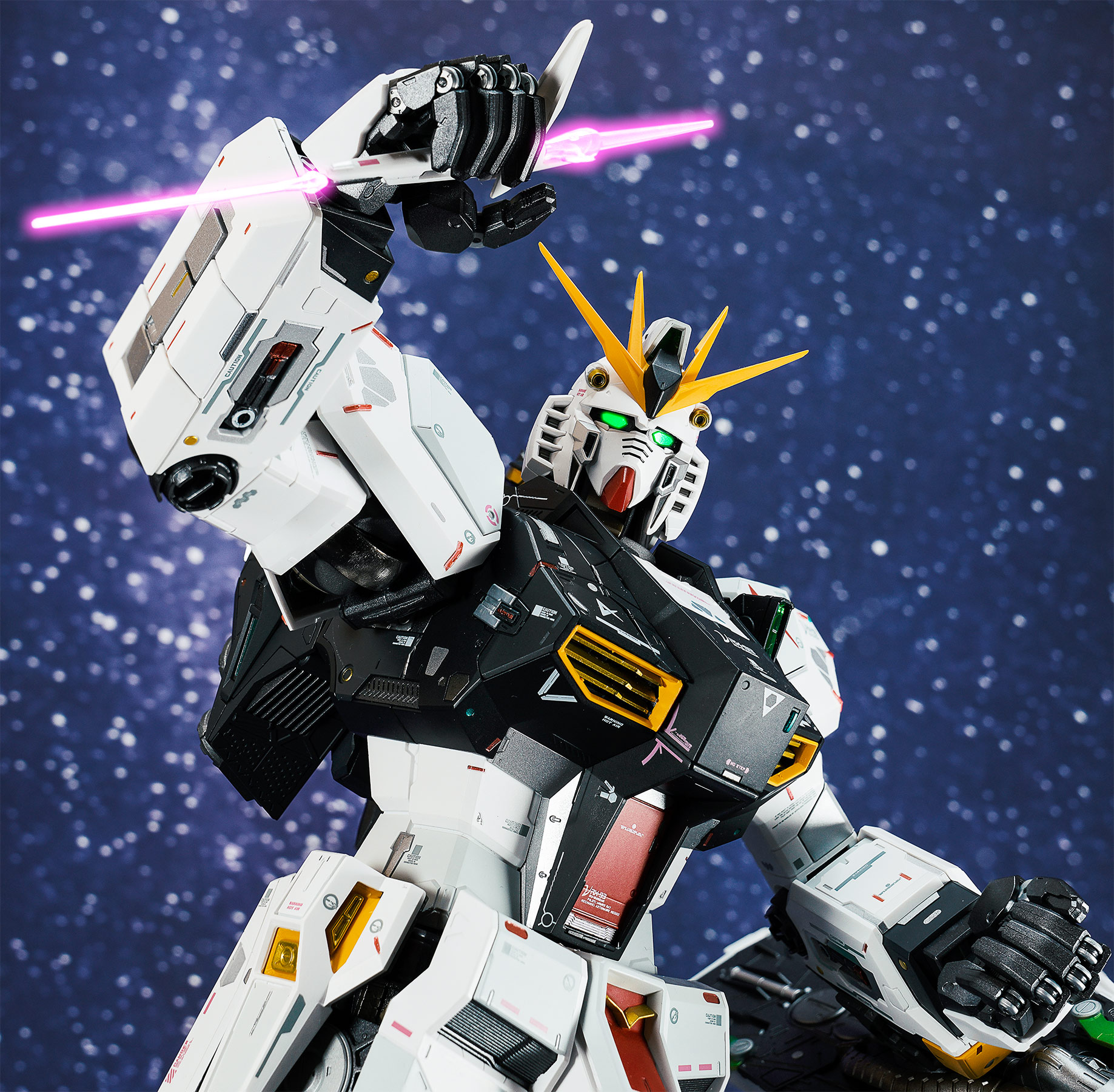 metal structure 解体匠机 rx-93 ν gundam 全展示(三) - acfun弹幕