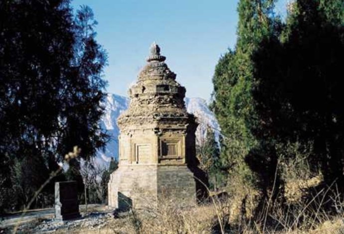 中国传统建筑|唐的样子|282. 登封·746·会善寺净藏禅师塔 - acfun弹