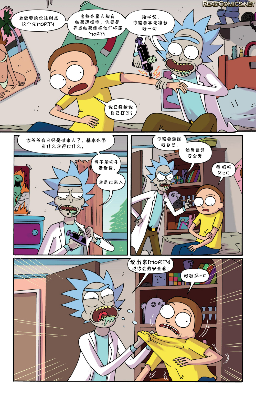 漫画瑞克与莫蒂171819