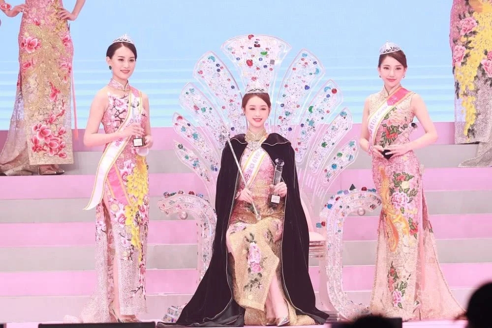 2019年12月29日,香港,2019亚洲小姐总决赛现场.
