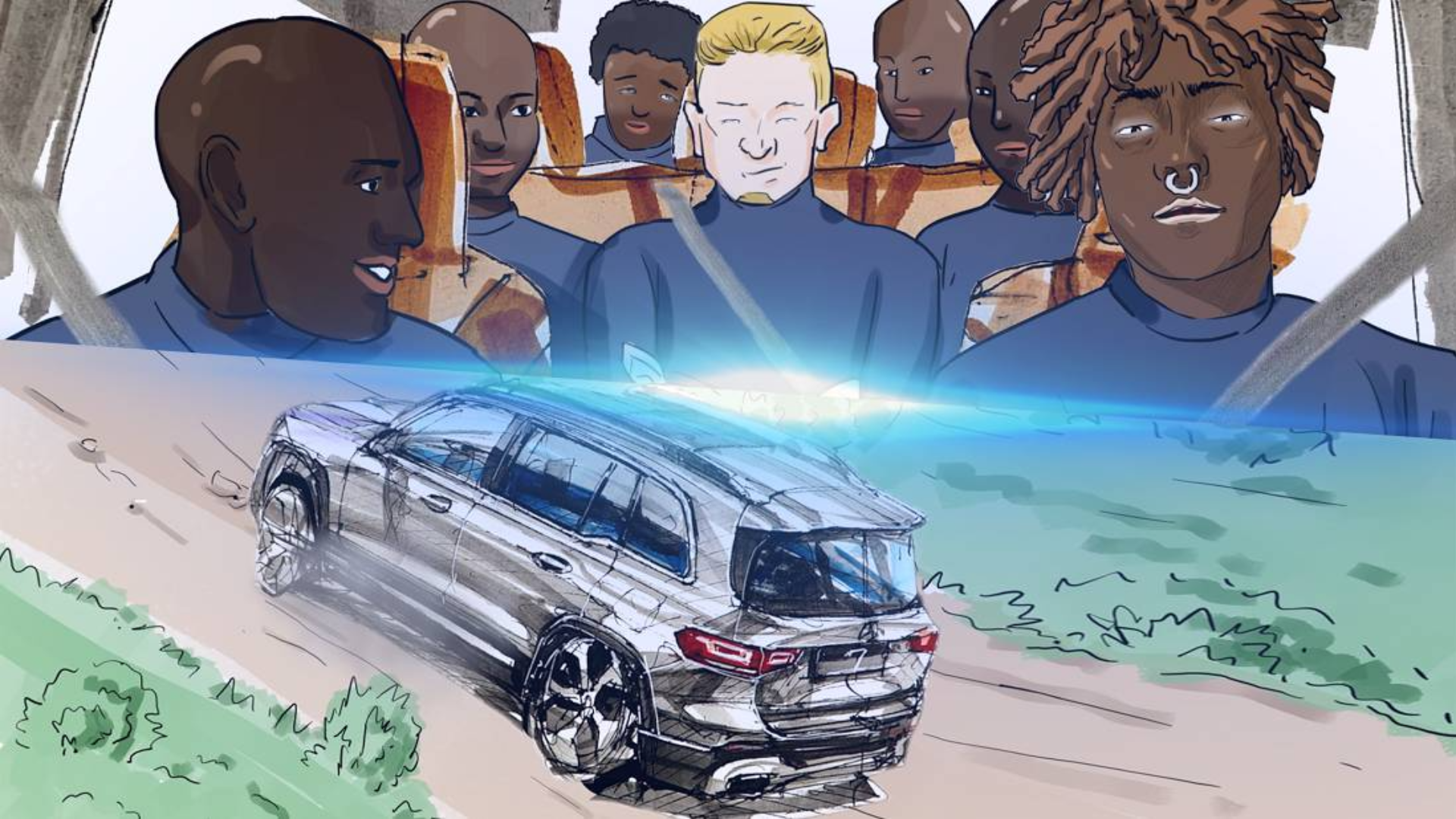 大炮评车:奔驰glb,坐不下7个好兄弟