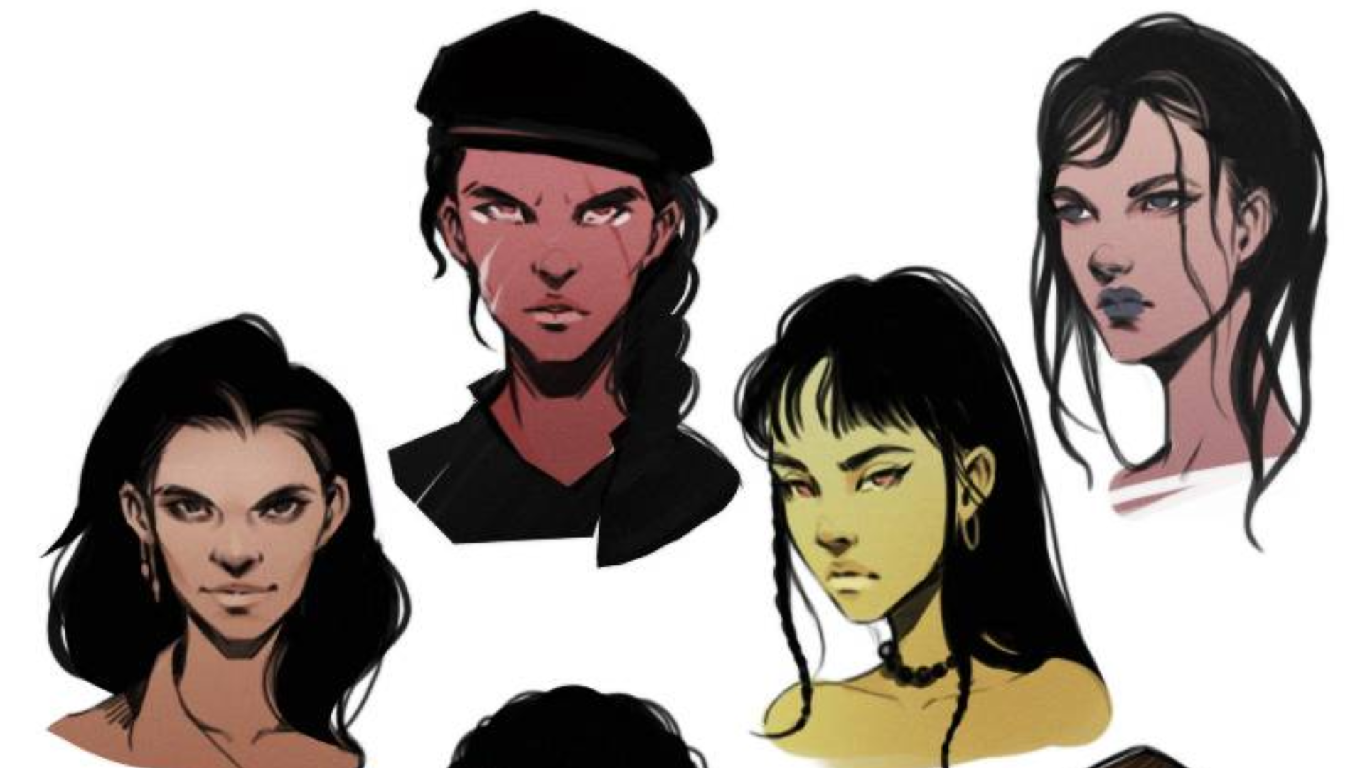 画学反应-角色头像快速绘画