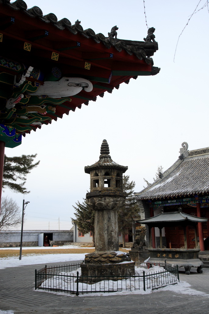 中国传统建筑唐的样子295国保唐渤海国石灯塔151220东北找冷行9