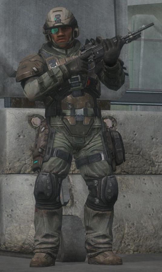 unsc陆军的护甲陆军战斗服