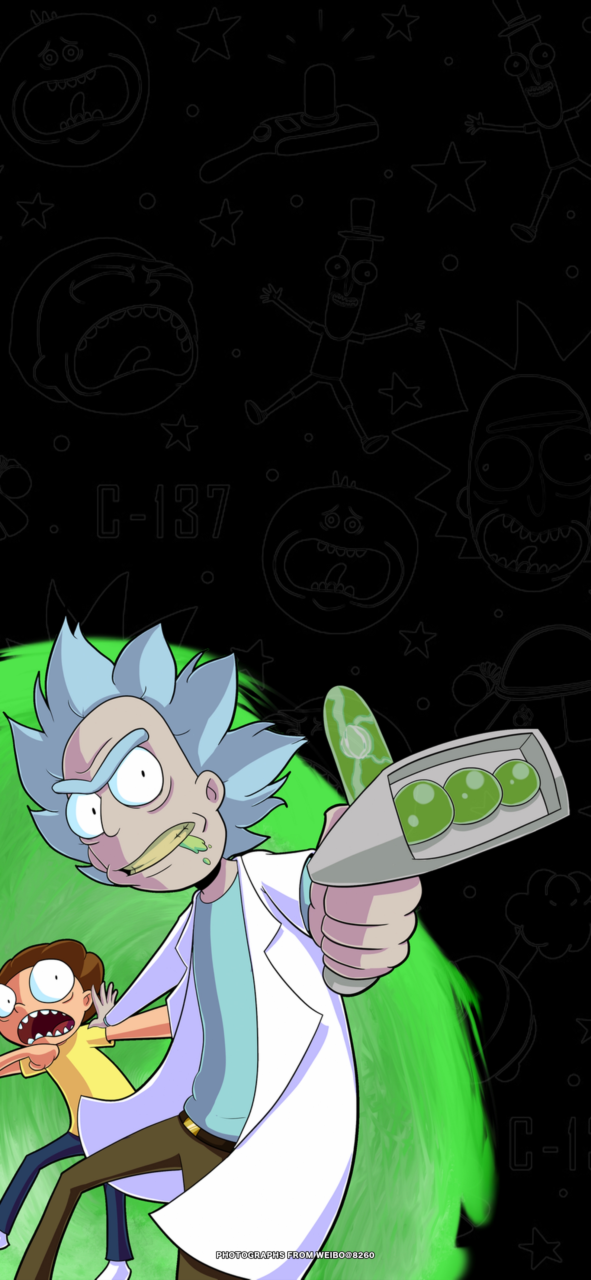 瑞克和莫蒂 大型分享地 1080p/4k电脑壁纸,手机壁纸,表情包多图(吐血