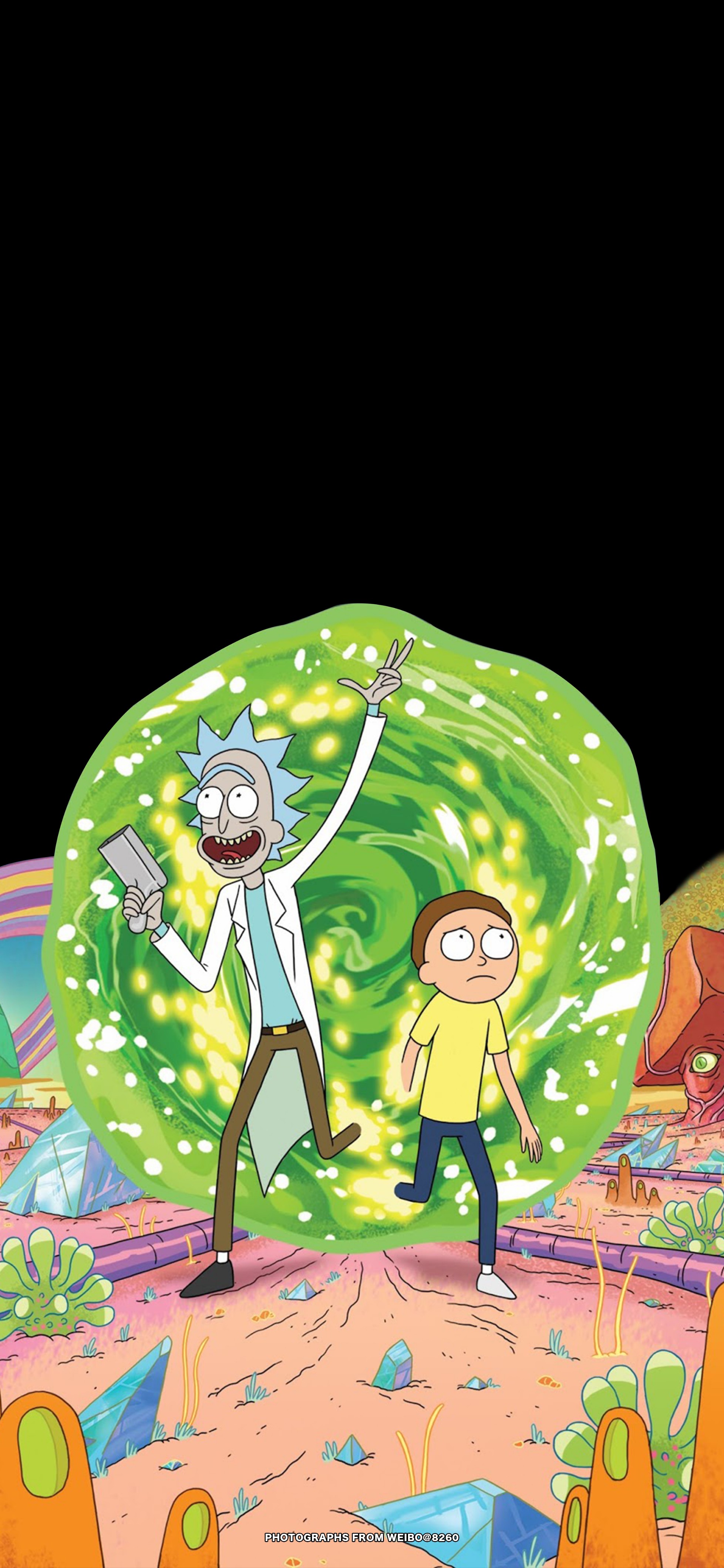 瑞克和莫蒂大型分享地1080p4k电脑壁纸手机壁纸表情包多图吐血推荐