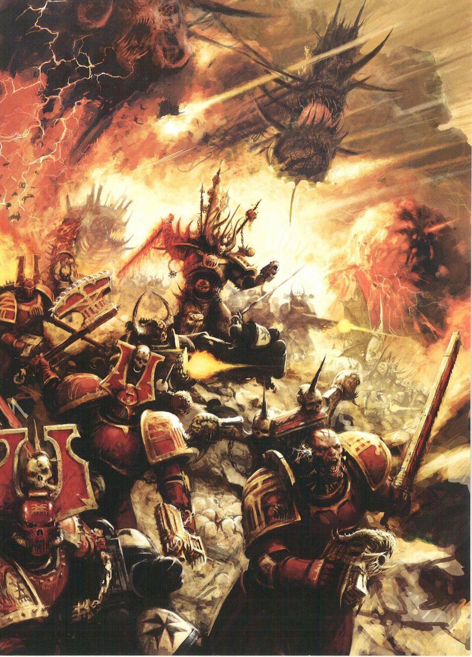 非漫画战锤40k六版规则书混沌战士设定集