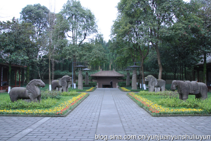 中国传统建筑 唐的样子 300 四川成都 前蜀永陵
