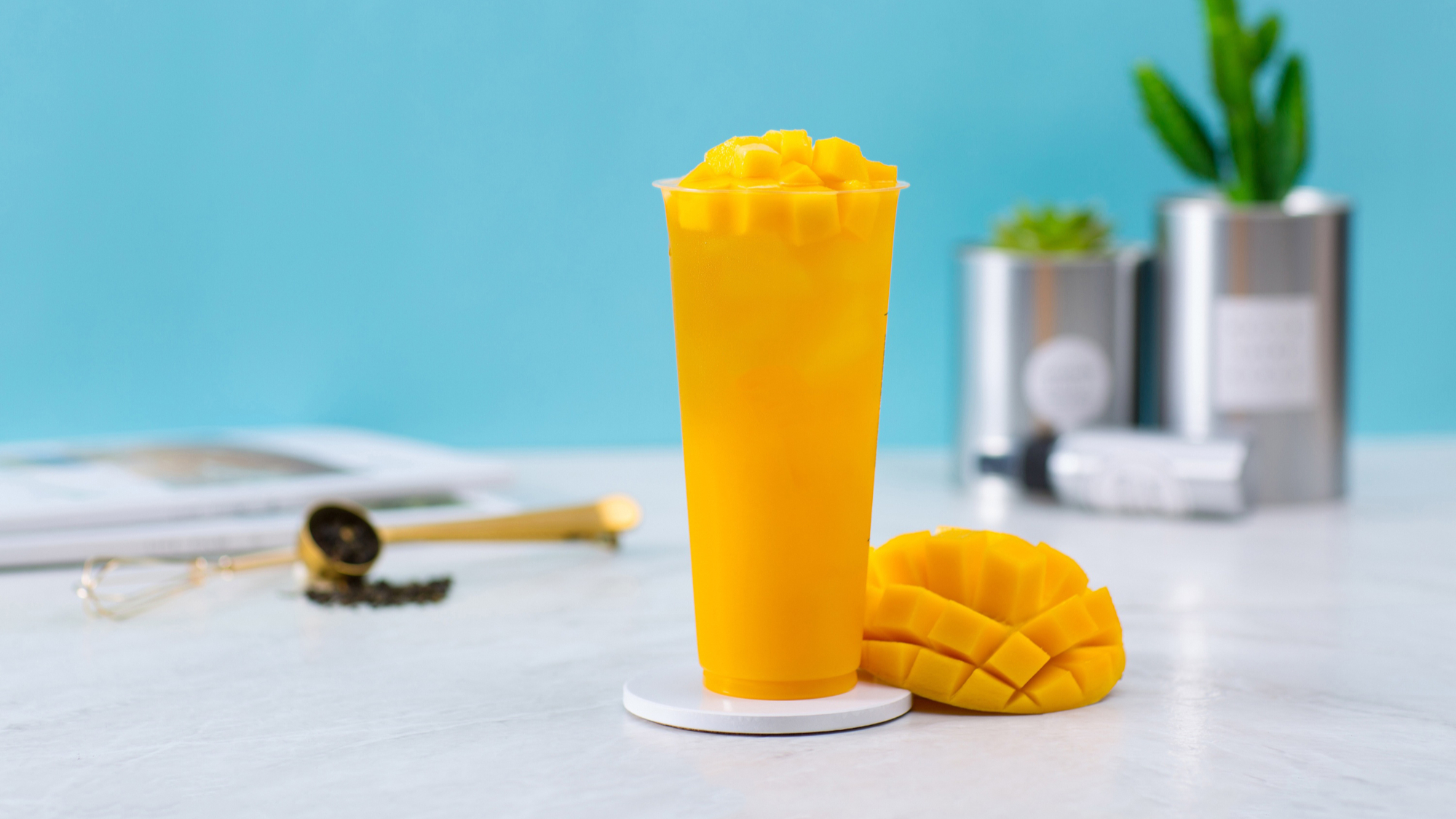 芒果控的最爱满杯芒芒做法时光荏苒茶饮