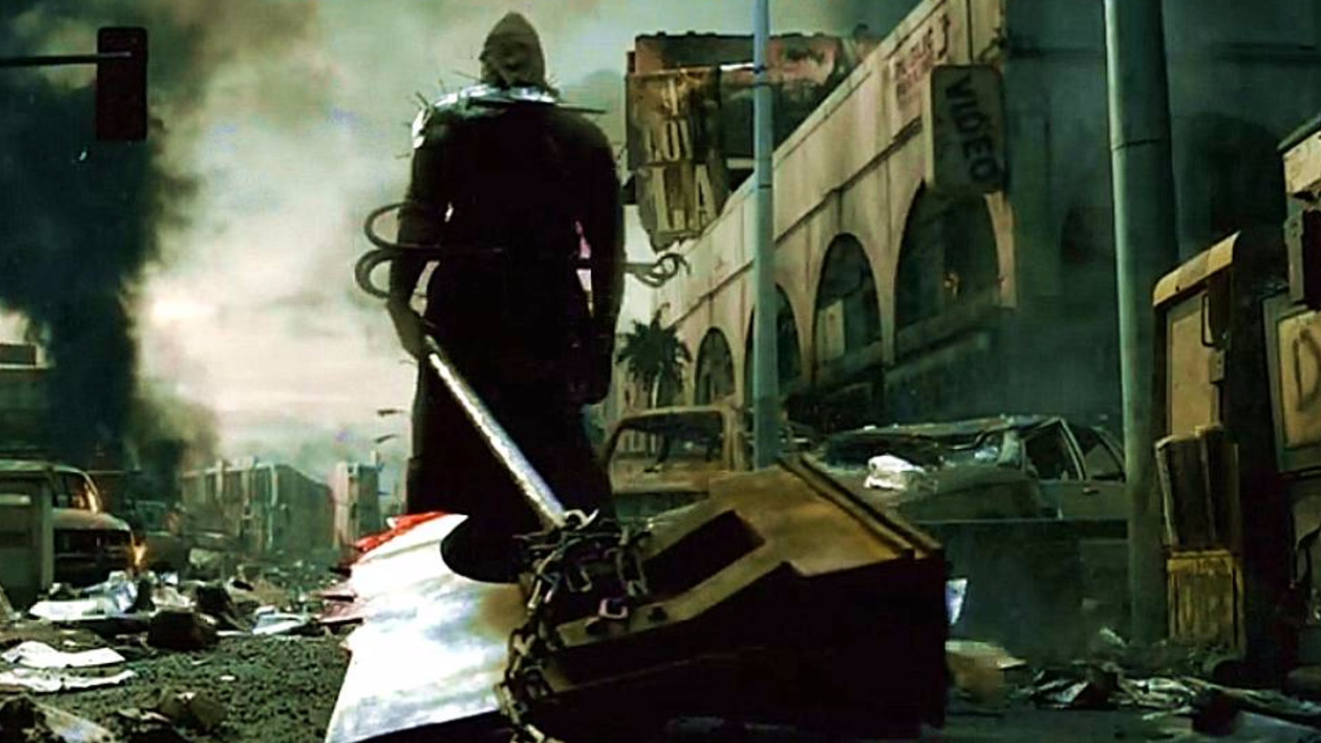 【影视合集】巨型丧尸,端着一吨重的大斧,专砍大美女!