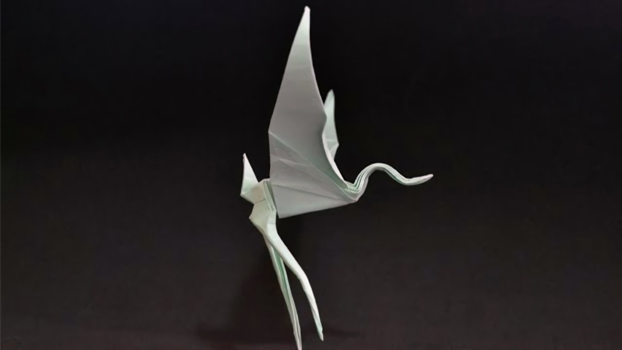 教你折纸漂亮的仙鹤,比普通的千纸鹤好看多了,值得一学!