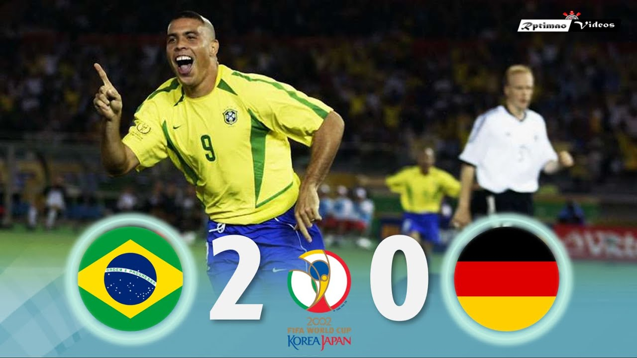 2002年世界杯决赛集锦:巴西2-0德国,大罗梅开二度