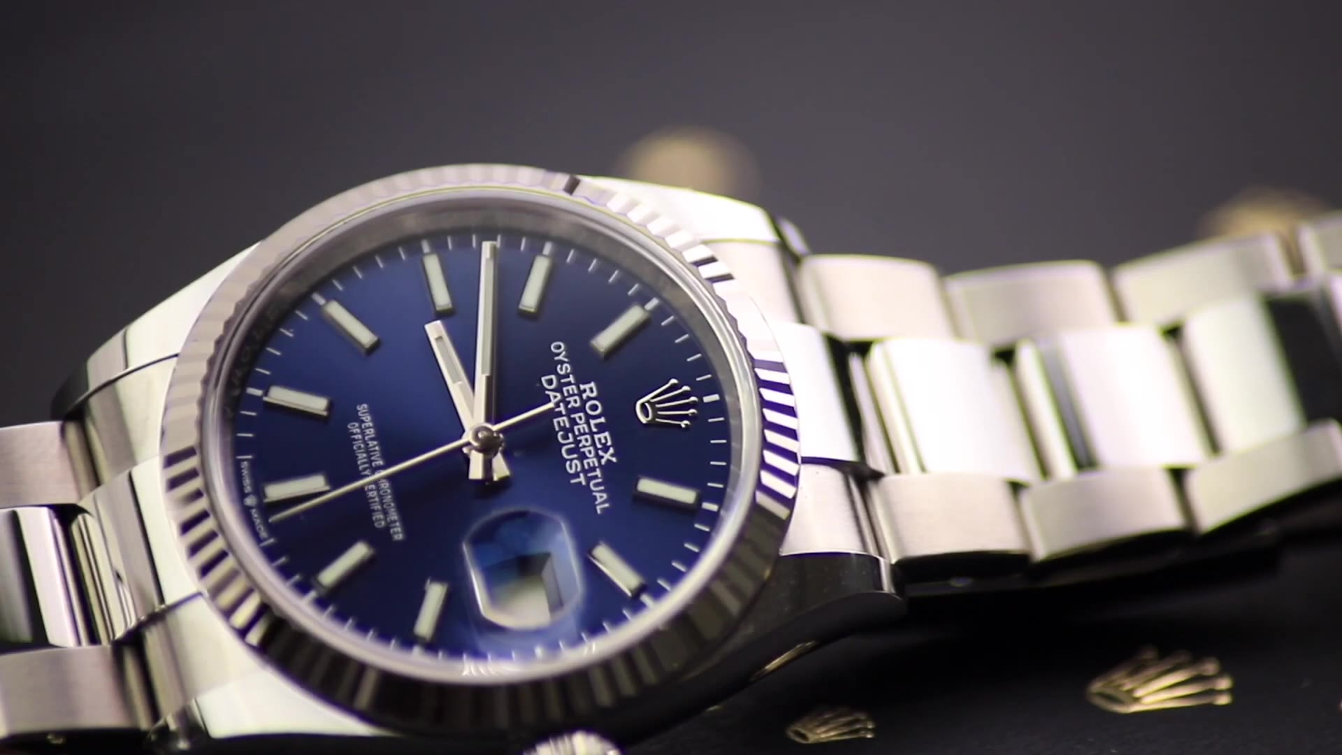 1080p静赏实物拍摄rolex劳力士36日志126234蚝式表带